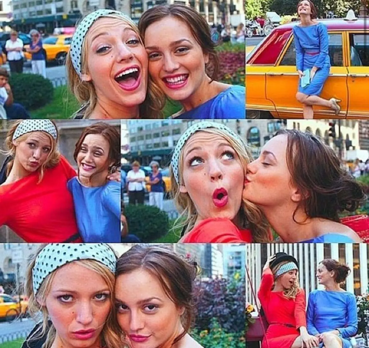 Blair and Serena behind the scenes — Gossip Girl NYC - Gossip Girl Tours NYC
