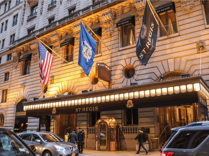 The St. Regis New York at 2 E 55th St, New York, NY 10022 - Gossip Girl Tours NYC filming location