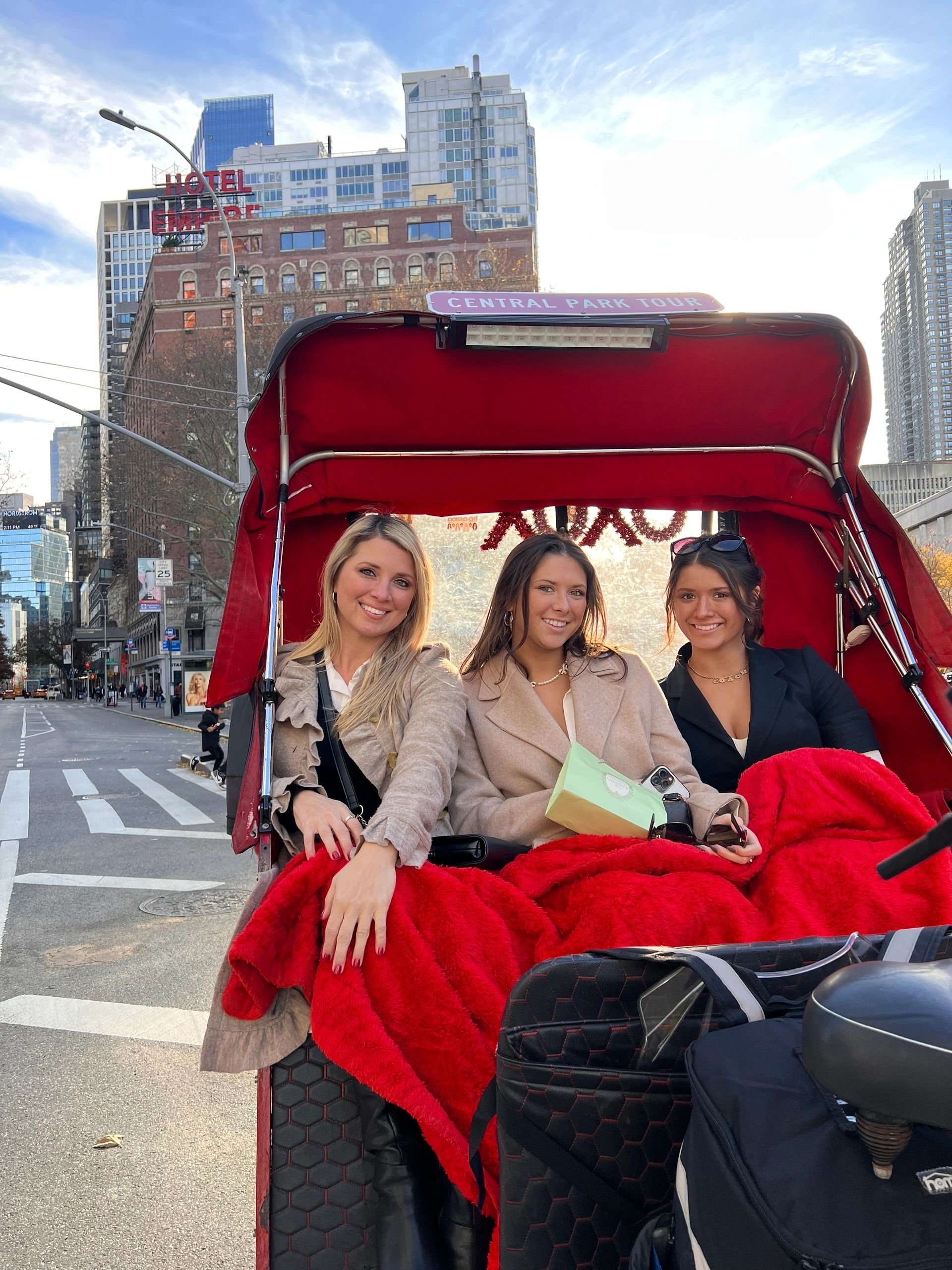 Central Park tour by pedicab with Gossip Girl Tours in New York City